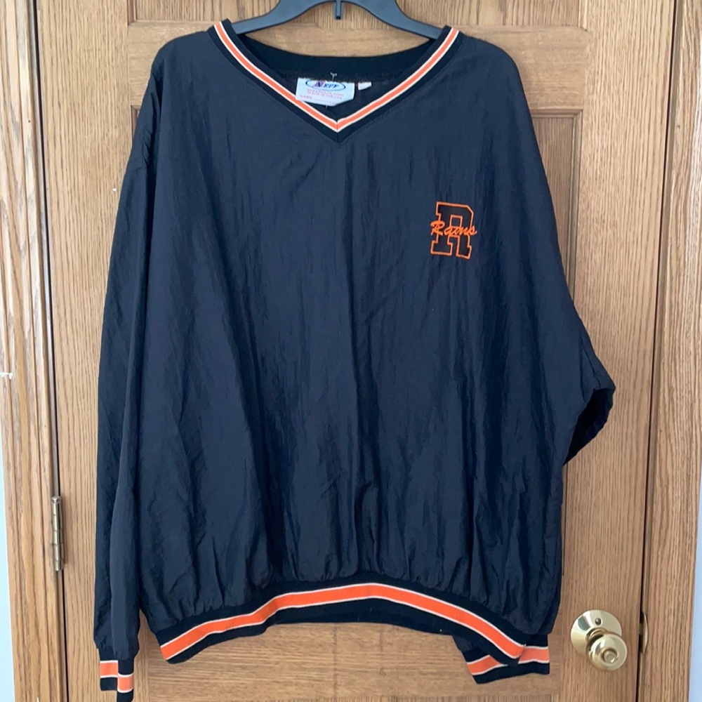 Black rain pullover
